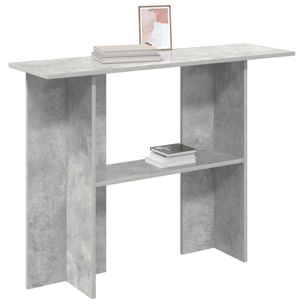 Konsolentisch Betongrau 100 x 30 x 75 cm Holzwerkstoff