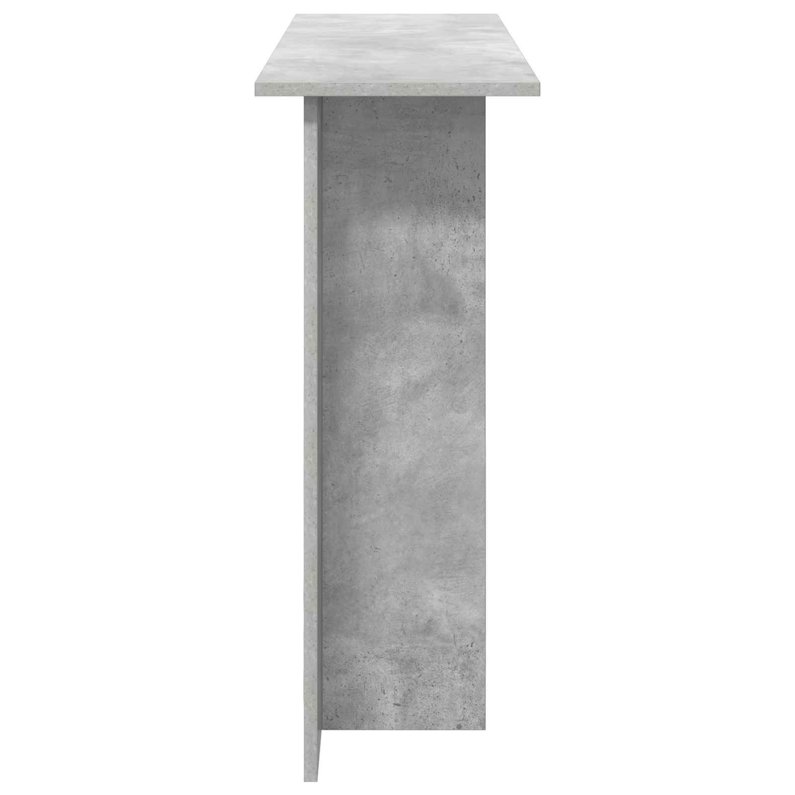Konsolentisch Betongrau 100 x 30 x 75 cm Holzwerkstoff