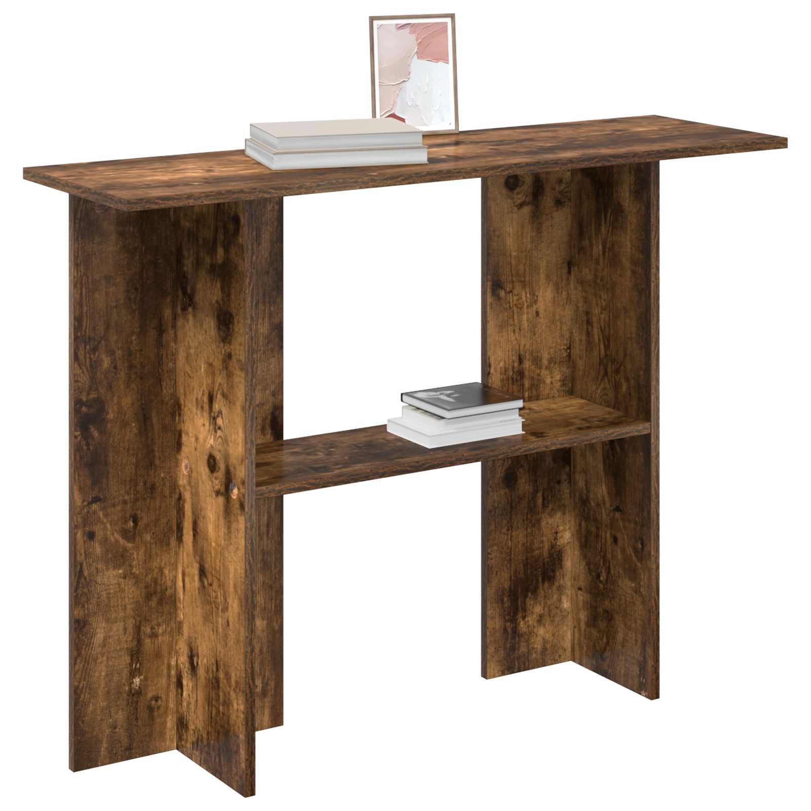 Konsolentisch Geräucherte Eiche 100 x 30 x 75 cm Holzwerkstoff