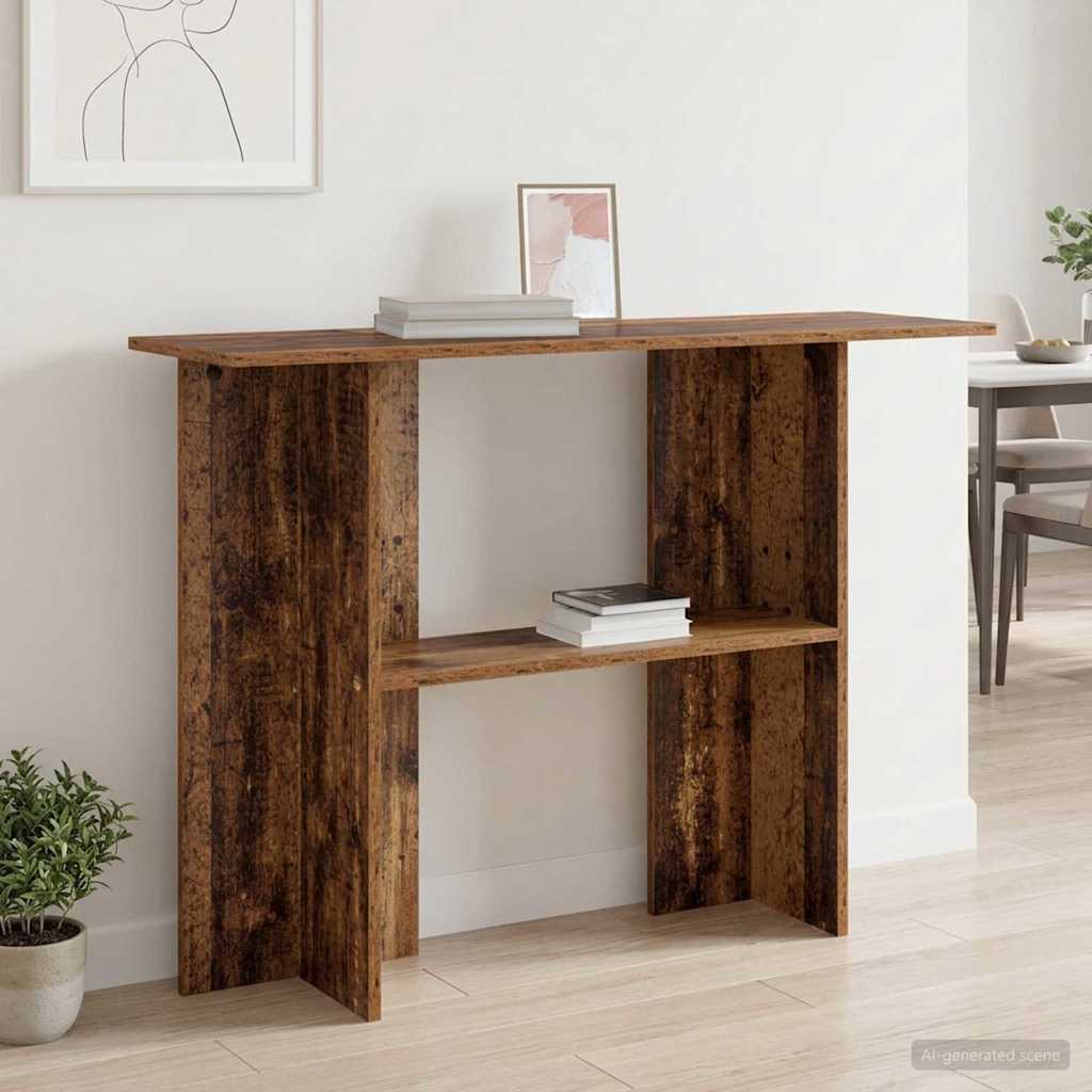 Konsolentisch Altholz 100 x 30 x 75 cm Holzwerkstoff