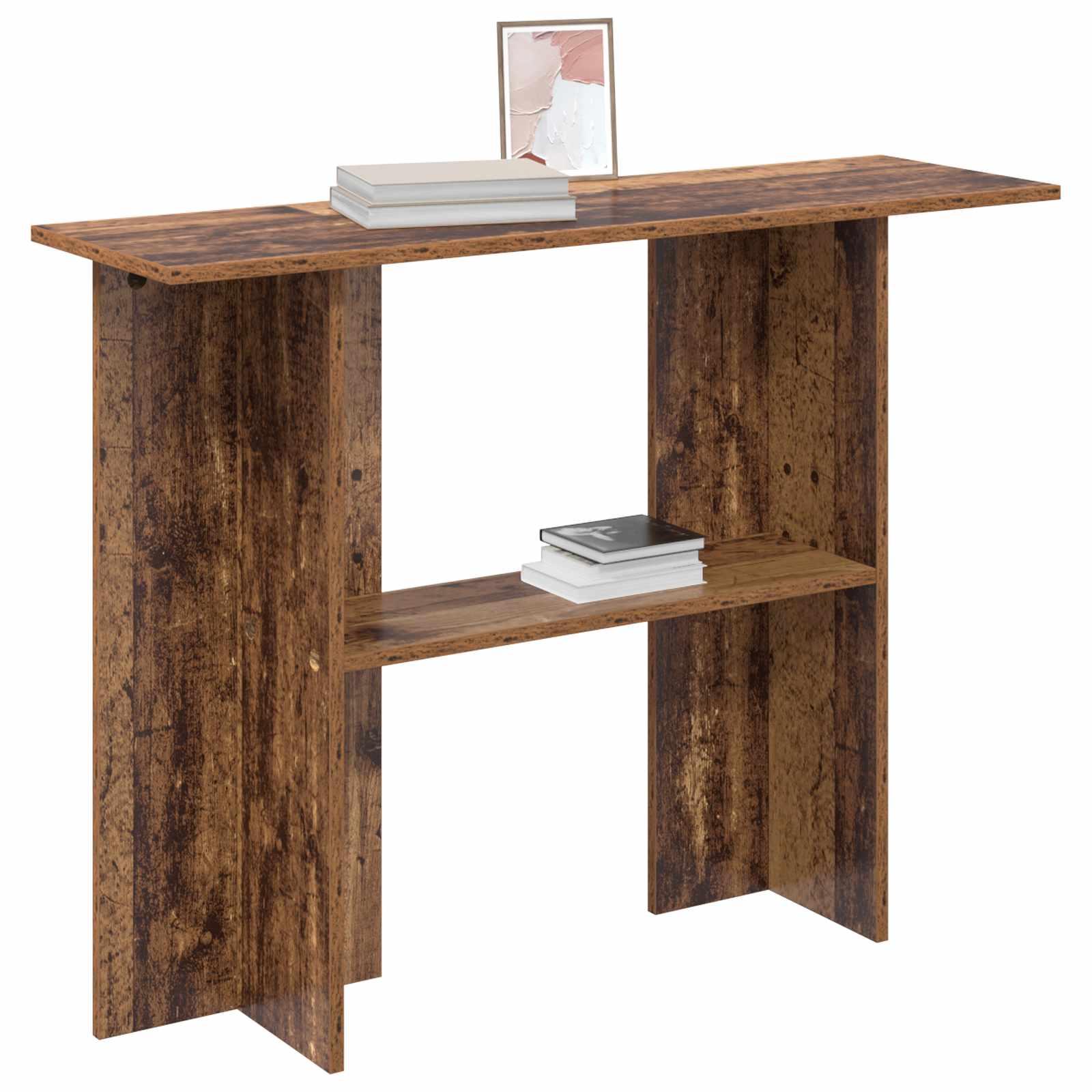 Konsolentisch Altholz 100 x 30 x 75 cm Holzwerkstoff