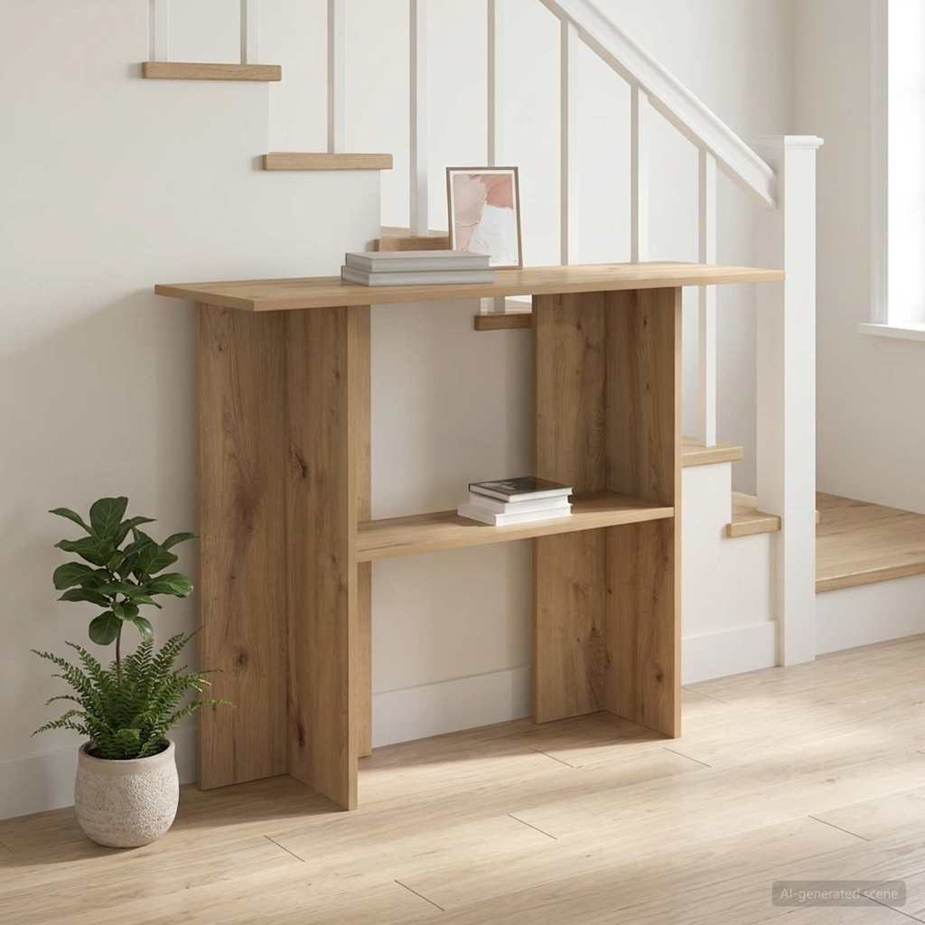 Konsolentisch Artisan-Eiche 100 x 30 x 75 cm Holzwerkstoff
