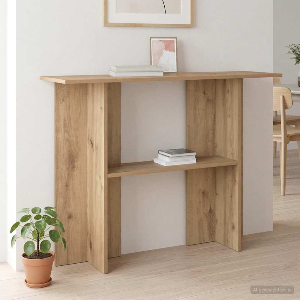 Konsolentisch Artisan-Eiche 100 x 30 x 75 cm Holzwerkstoff