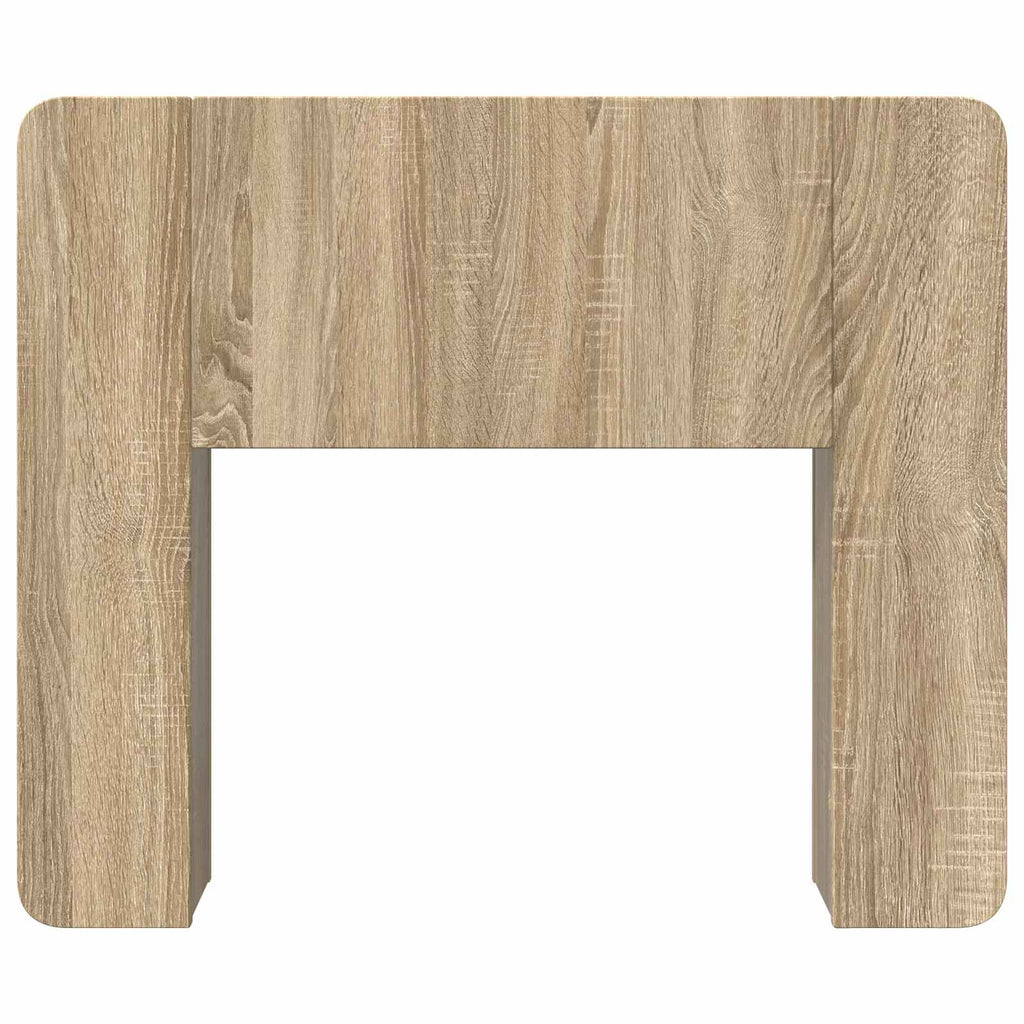 Kopfteil Schrank mit Speicher Sonoma-Eiche Holzwerkstoff