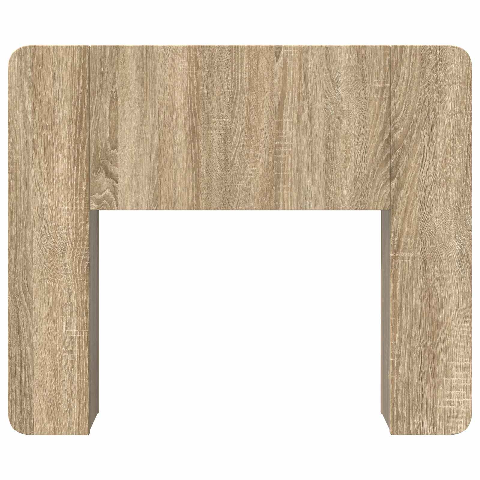Kopfteil Schrank mit Speicher Sonoma-Eiche Holzwerkstoff