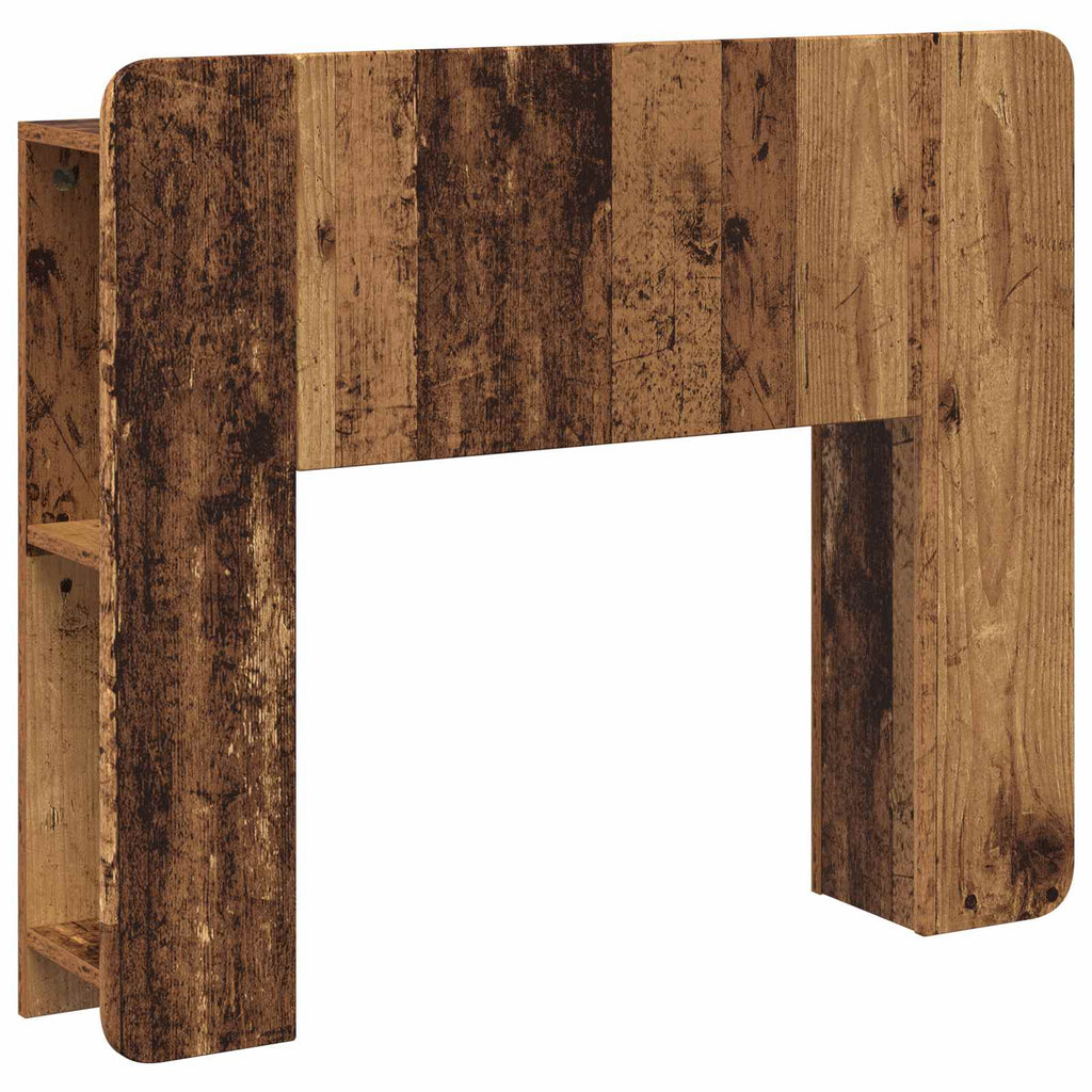 Kopfteil Schrank mit Speicher Altholz Holzwerkstoff