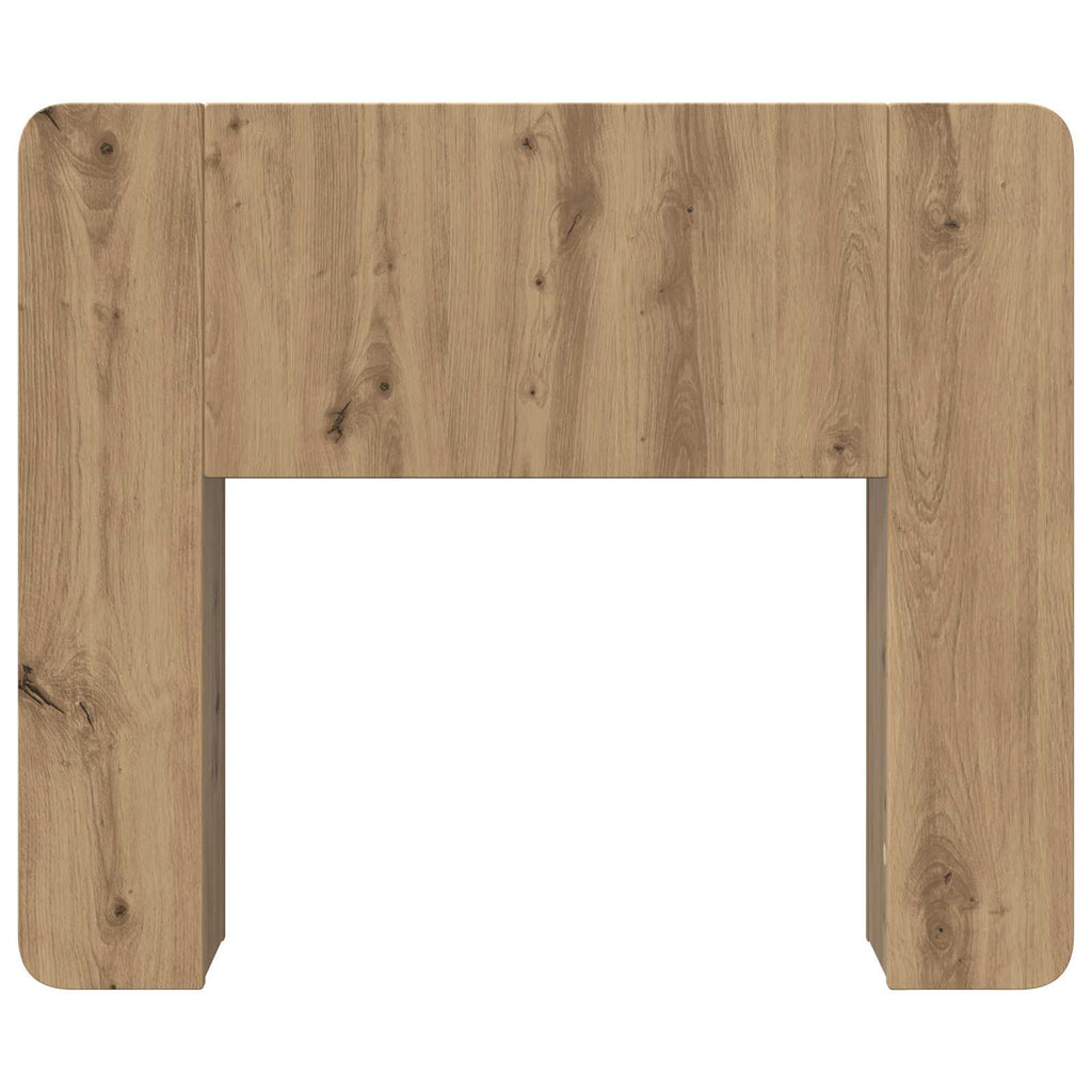 Kopfteil Schrank mit Speicher Artisan-Eiche Holzwerkstoff