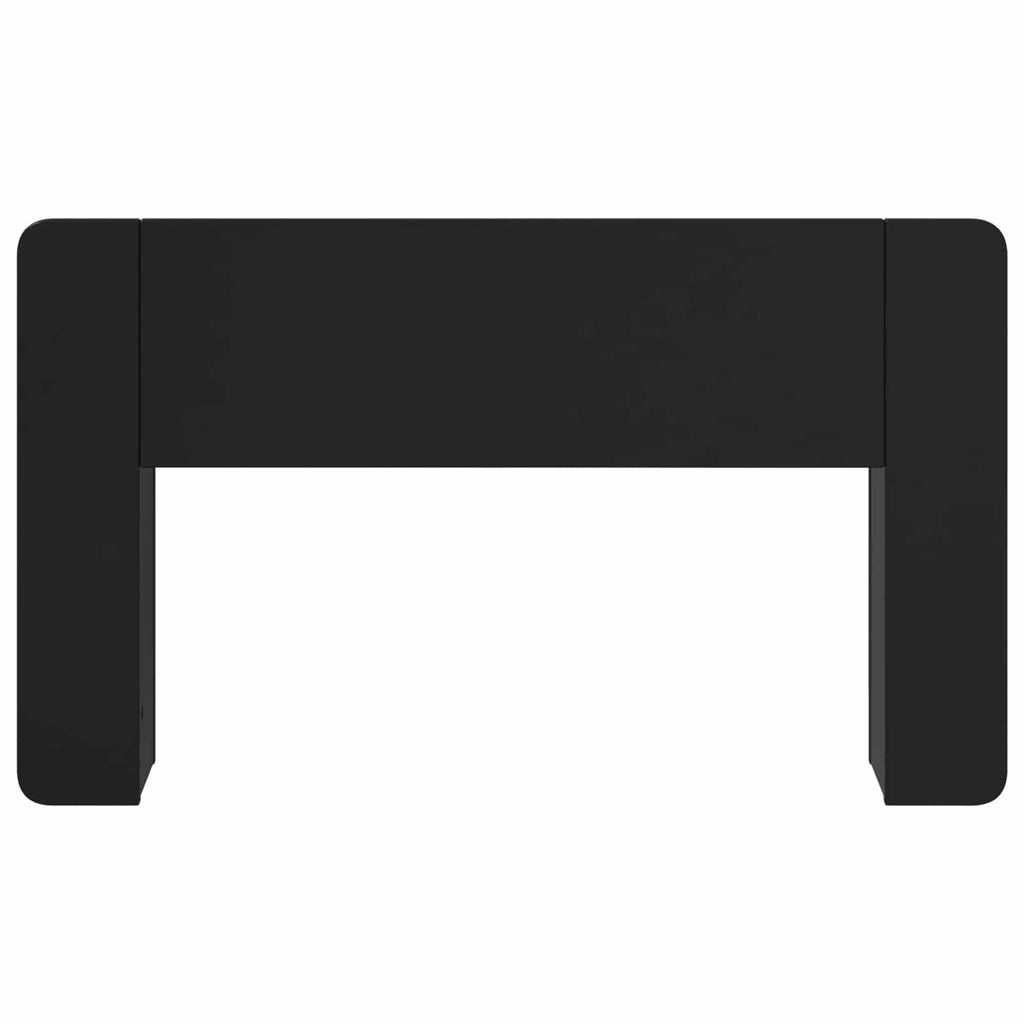 Kopfteil Schrank Schwarz 135 x 18,5 x 80 cm Holzwerkstoff