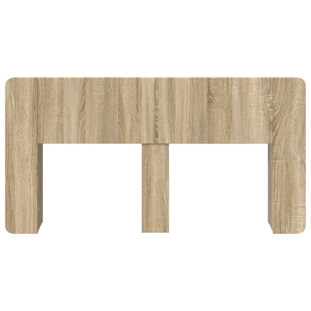 Kopfteil Schrank mit Speicher Sonoma-Eiche Holzwerkstoff