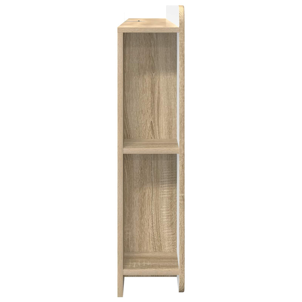 Kopfteil Schrank mit Speicher Sonoma-Eiche Holzwerkstoff