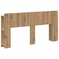 Kopfteil Schrank mit Speicher Artisan-Eiche Holzwerkstoff