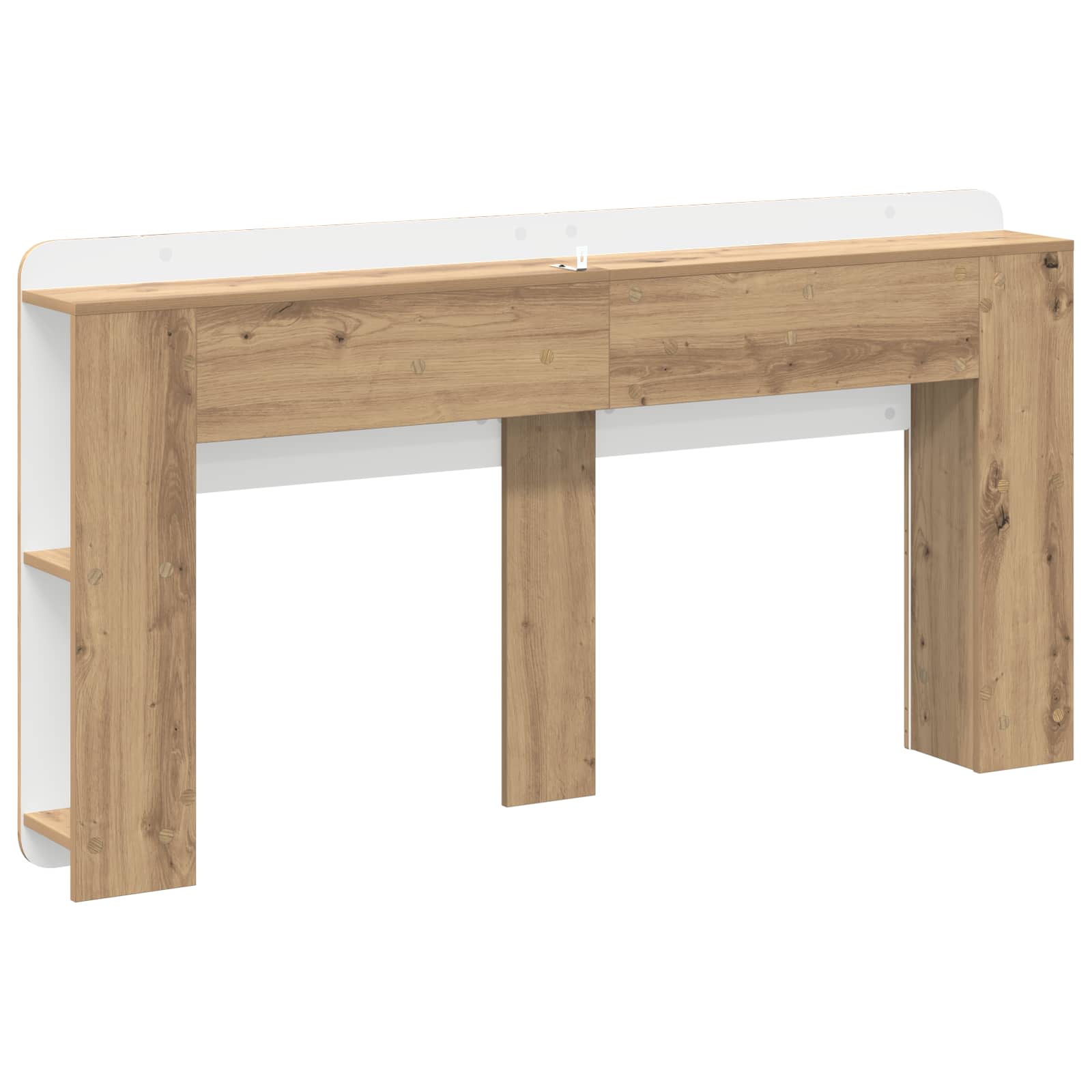Kopfteil Schrank mit Speicher Artisan-Eiche Holzwerkstoff