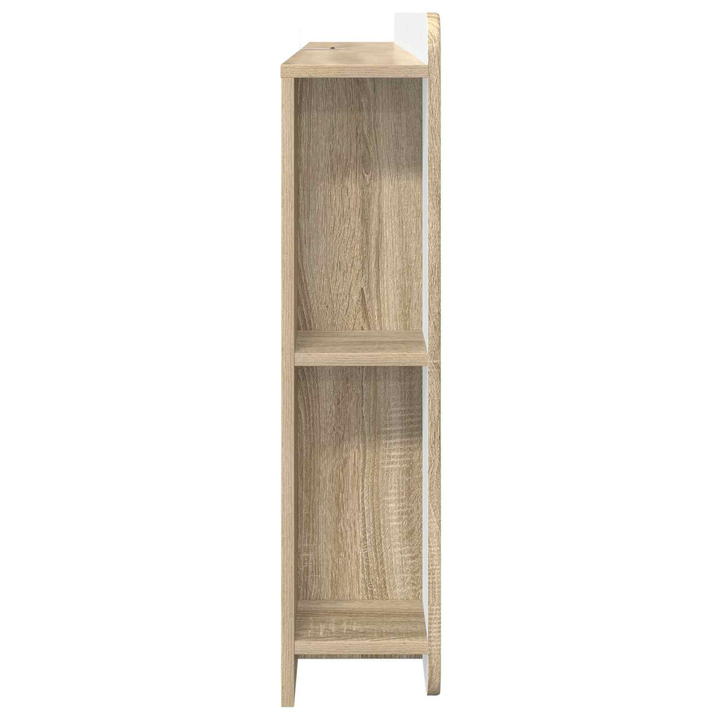 Kopfteil Schrank mit Speicher Sonoma-Eiche Holzwerkstoff