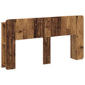 Kopfteil Schrank mit Speicher Altholz Holzwerkstoff