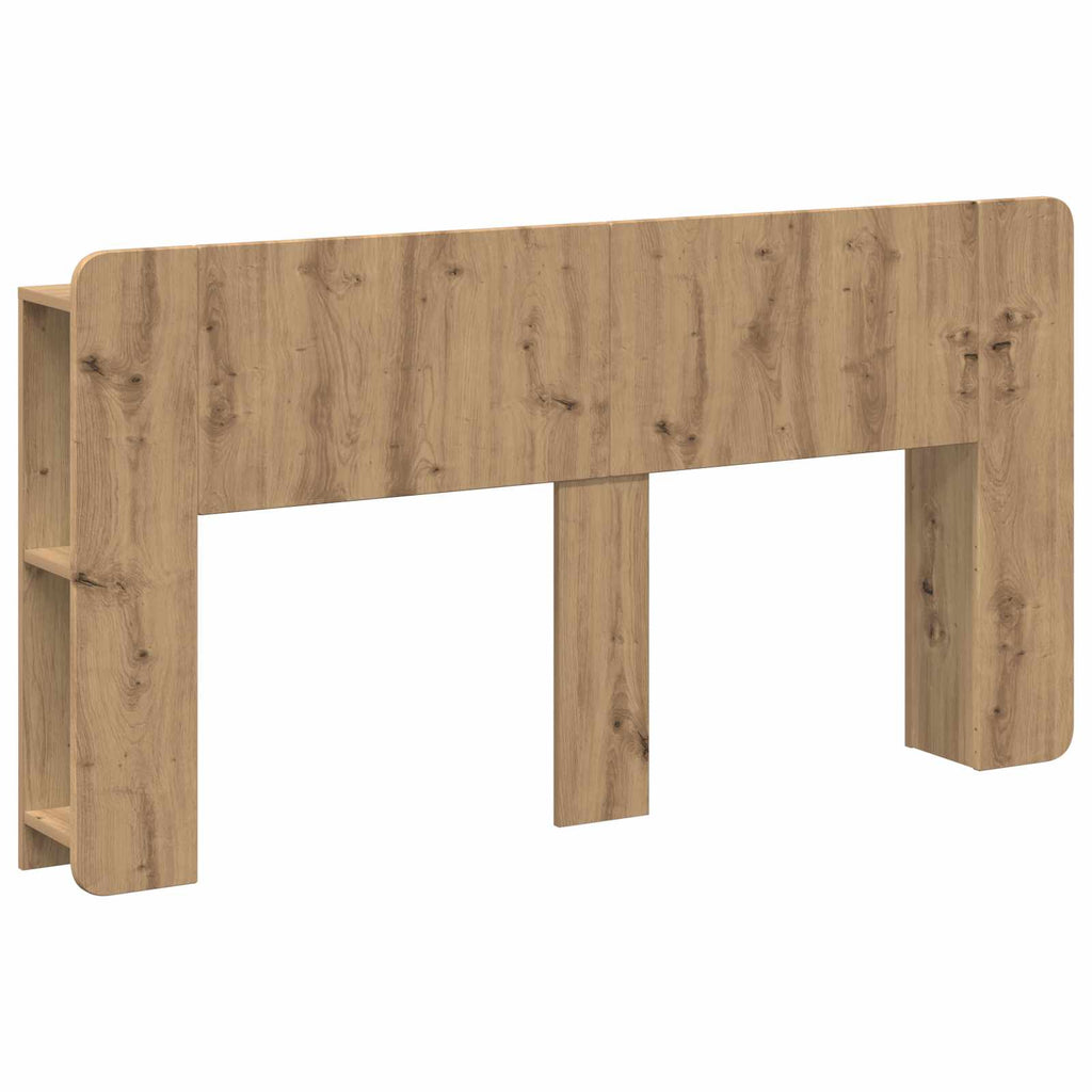 Kopfteil Schrank mit Speicher Artisan-Eiche Holzwerkstoff