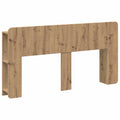 Kopfteil Schrank mit Speicher Artisan-Eiche Holzwerkstoff