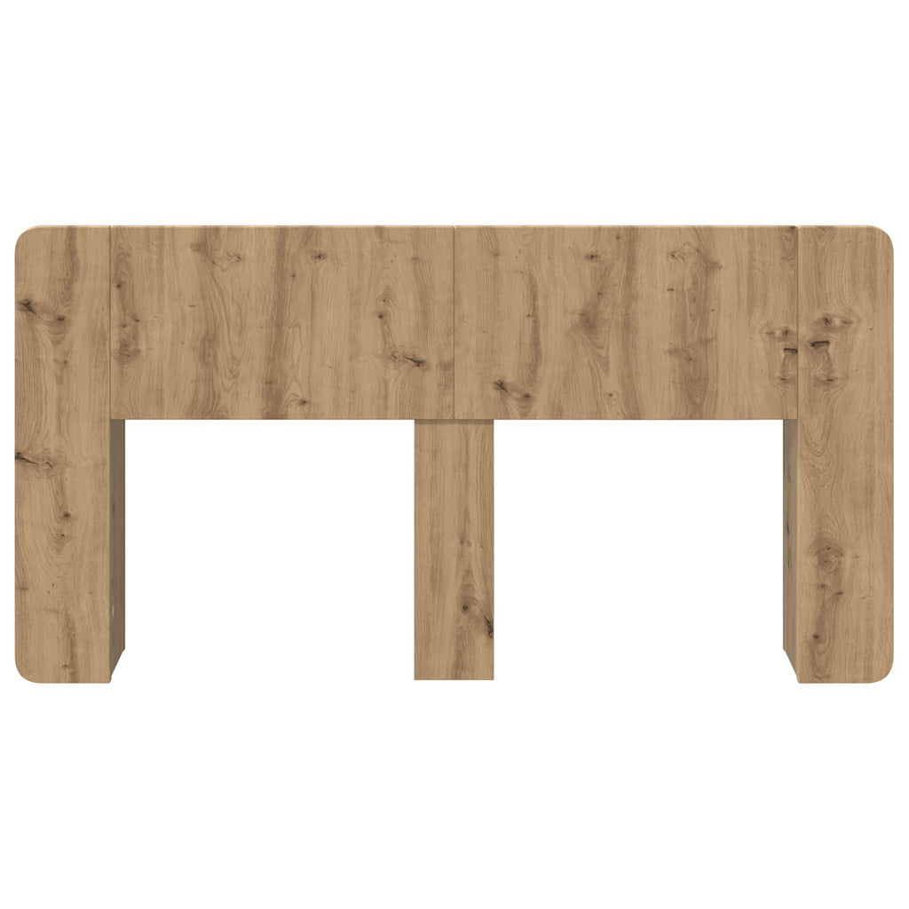 Kopfteil Schrank mit Speicher Artisan-Eiche Holzwerkstoff