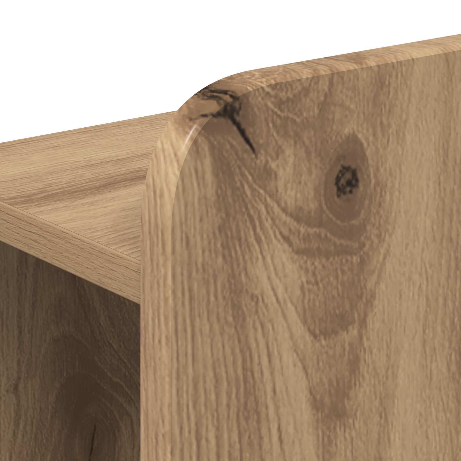 Kopfteil Schrank mit Speicher Artisan-Eiche Holzwerkstoff