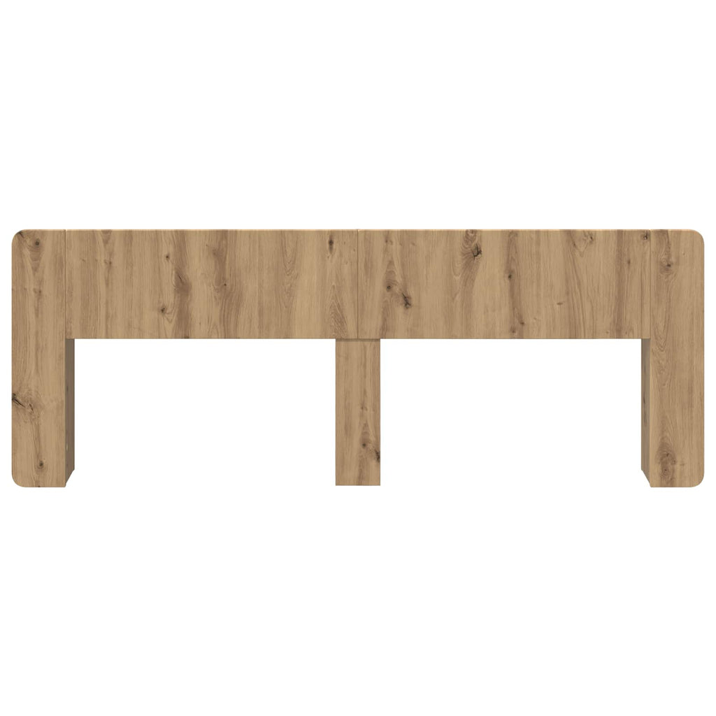Kopfteil Schrank mit Speicher Artisan-Eiche Holzwerkstoff