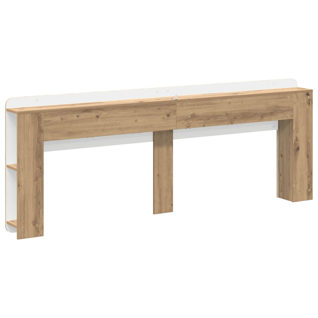 Kopfteil Schrank mit Speicher Artisan-Eiche Holzwerkstoff