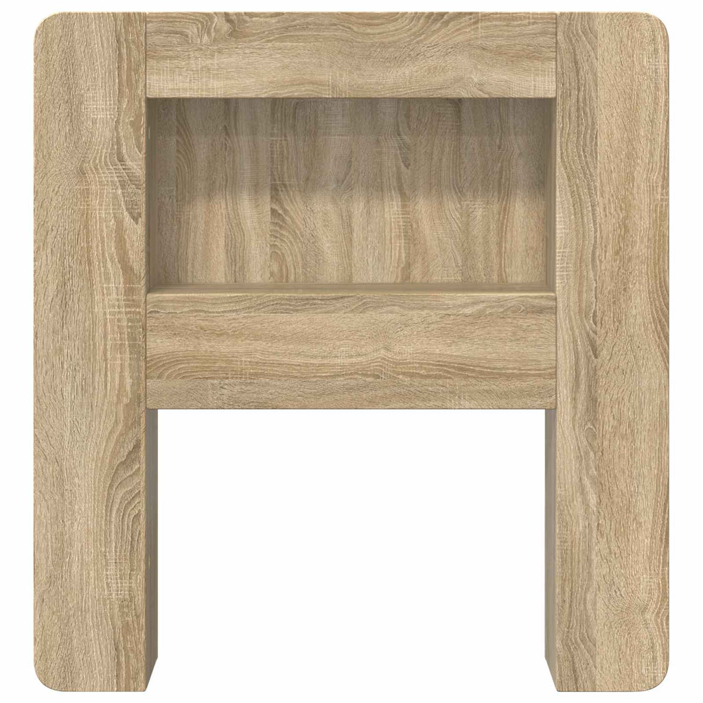 Kopfteil-Schrank mit Speicher Sonoma-Eiche Holzwerkstoff