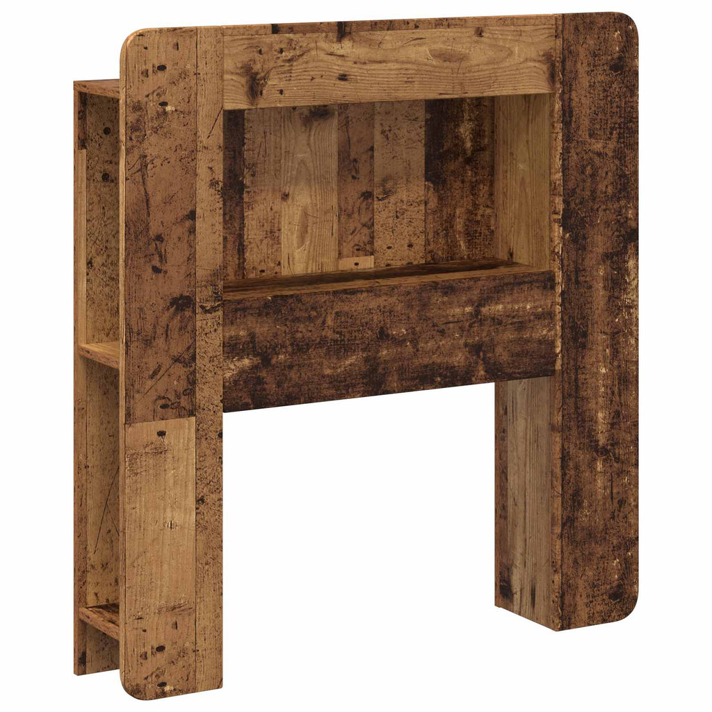 Kopfteil-Schrank mit Speicher Altholz Holzwerkstoff