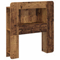 Kopfteil-Schrank mit Speicher Altholz Holzwerkstoff