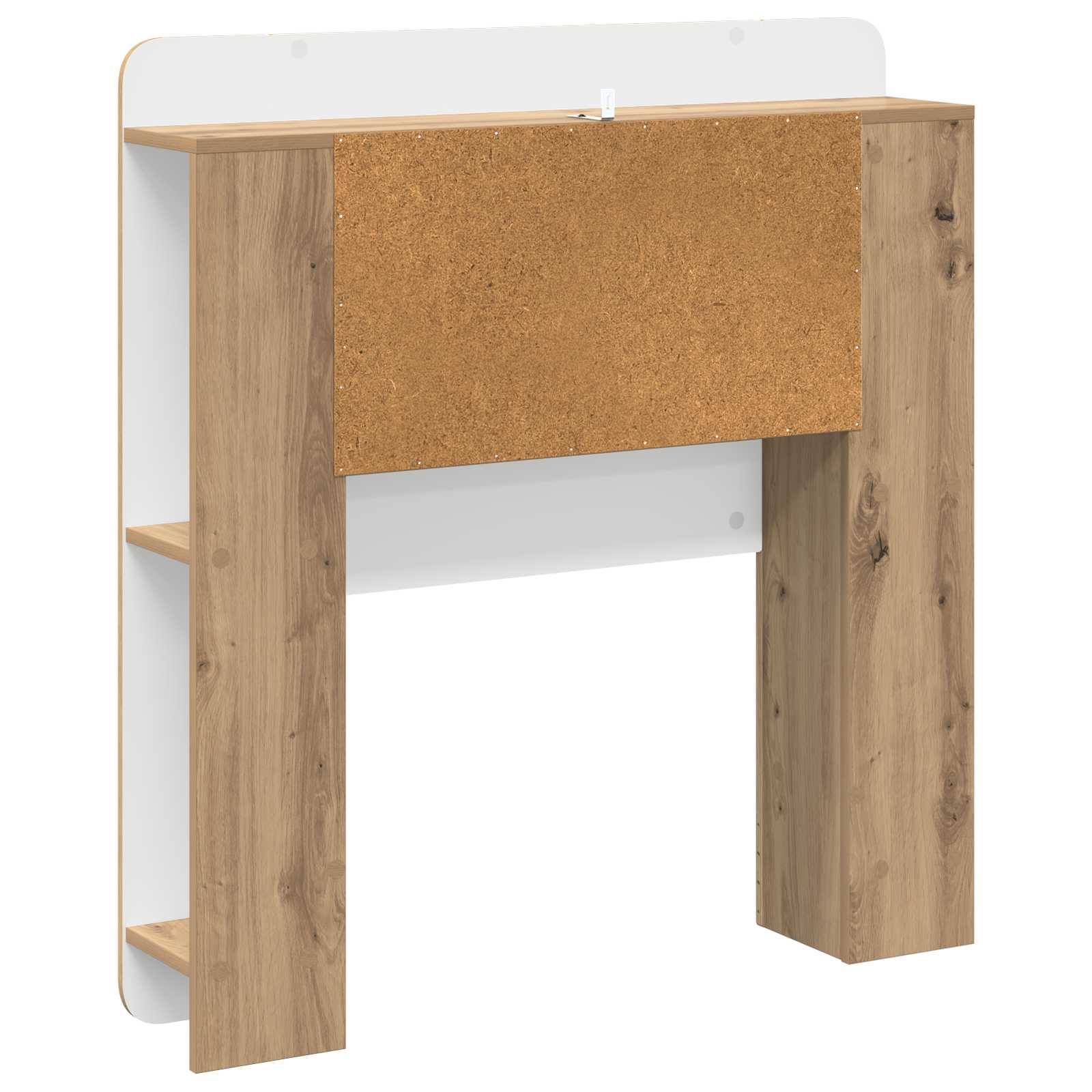 Kopfteil-Schrank mit Speicher Artisan-Eiche Holzwerkstoff