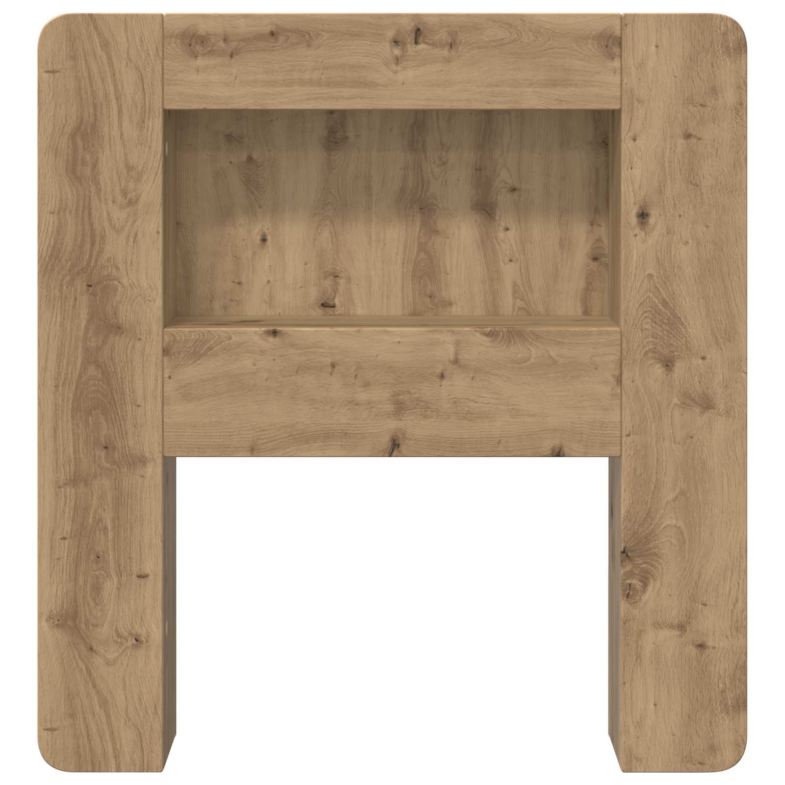 Kopfteil-Schrank mit Speicher Artisan-Eiche Holzwerkstoff