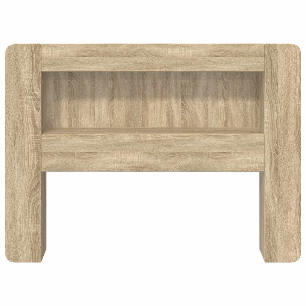 Kopfteil-Schrank mit Speicher Sonoma-Eiche Holzwerkstoff