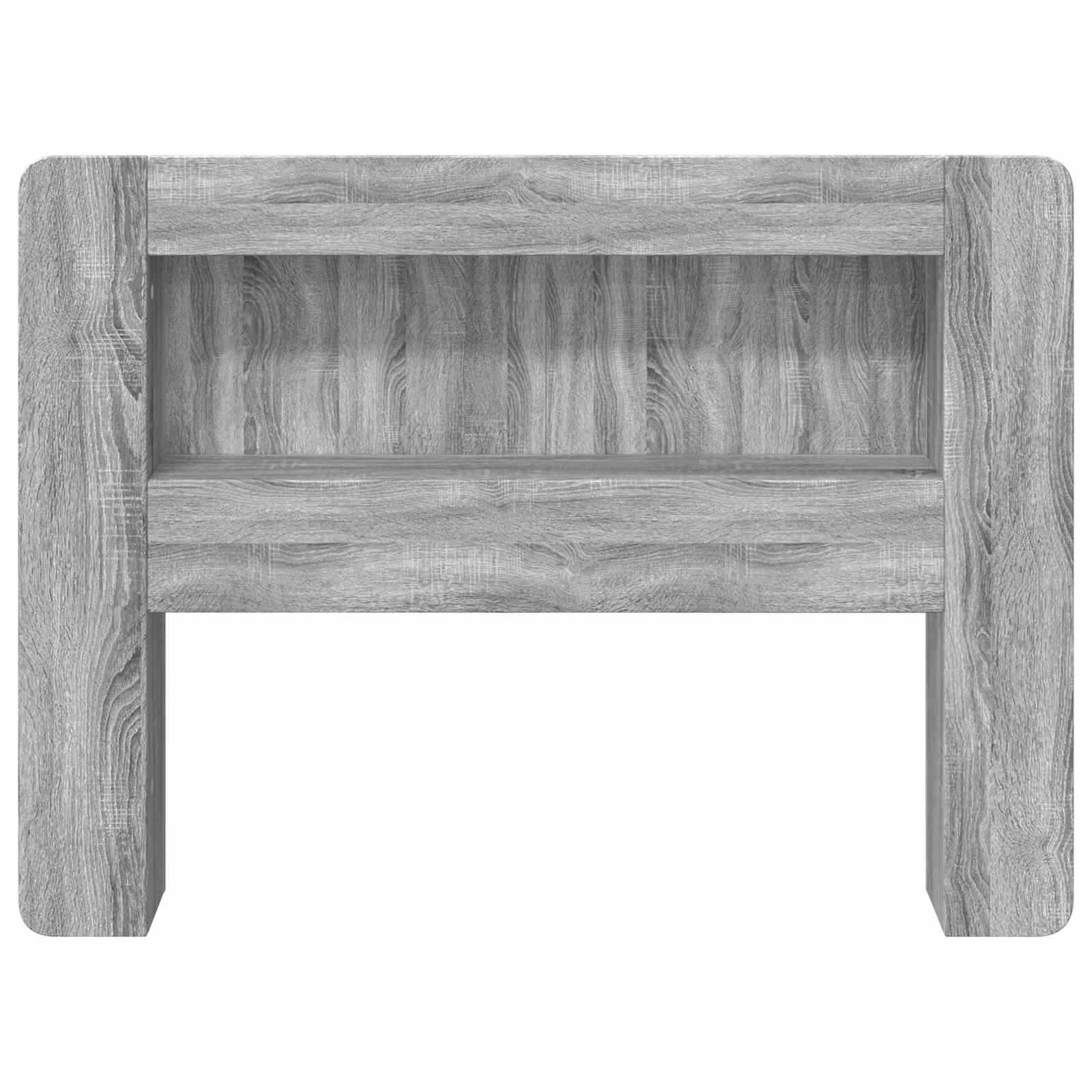 Kopfteil-Schrank mit Speicher Graues Sonoma Holzwerkstoff