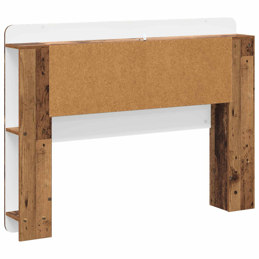 Kopfteil-Schrank mit Speicher Altholz Holzwerkstoff