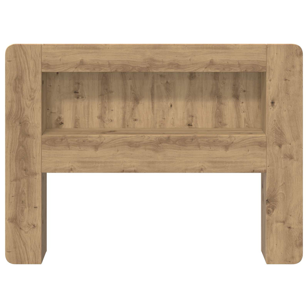 Kopfteil-Schrank mit Speicher Artisan-Eiche Holzwerkstoff