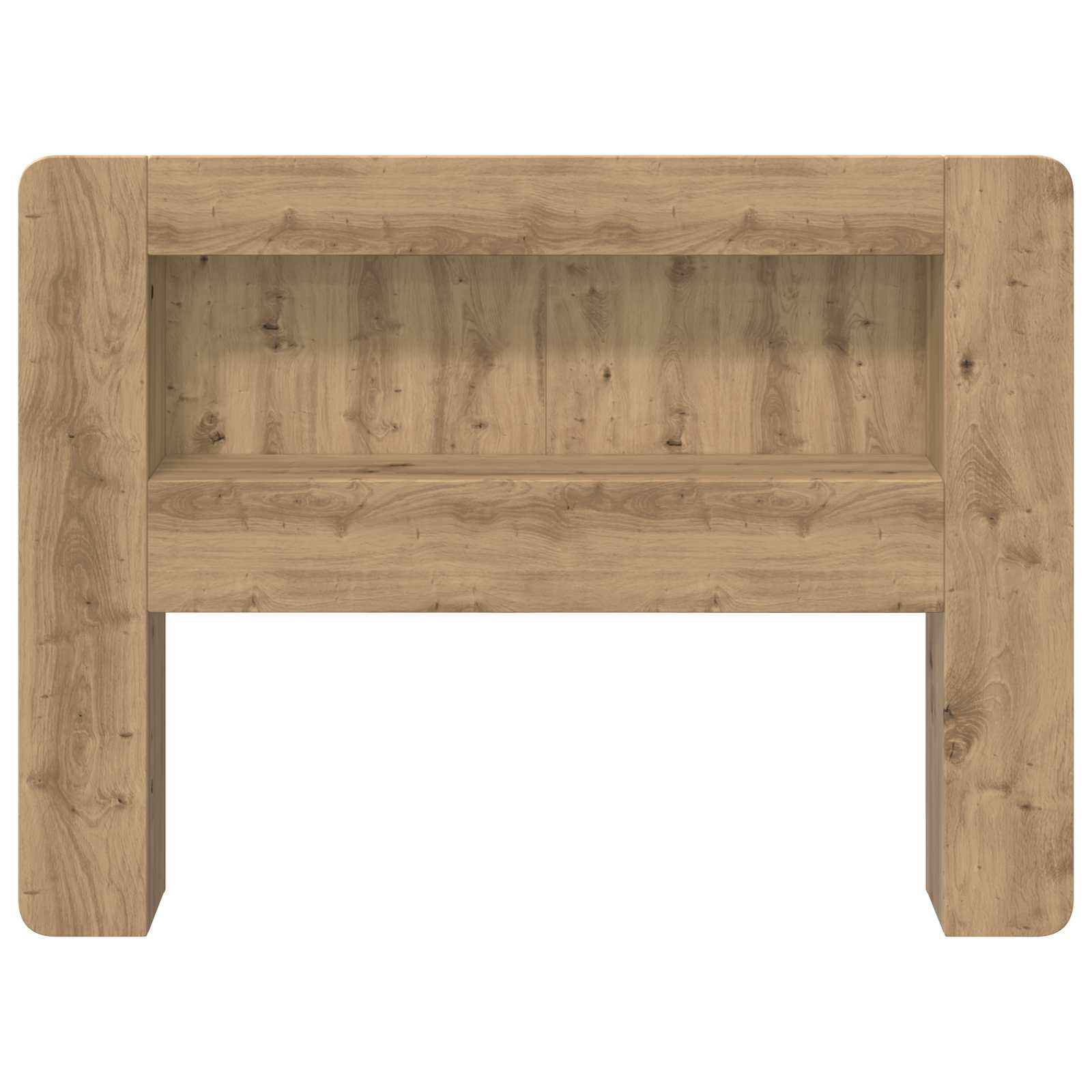 Kopfteil-Schrank mit Speicher Artisan-Eiche Holzwerkstoff