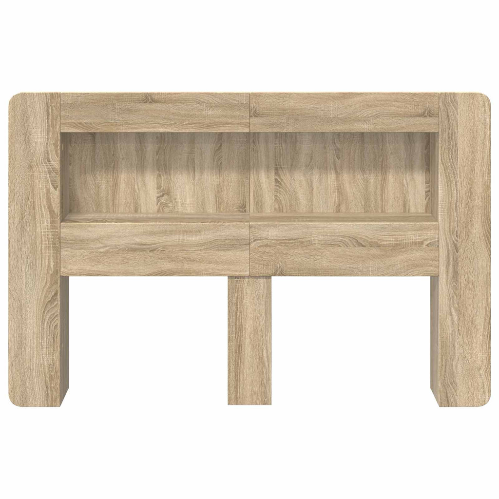 Kopfteil-Schrank mit Speicher Sonoma-Eiche Holzwerkstoff
