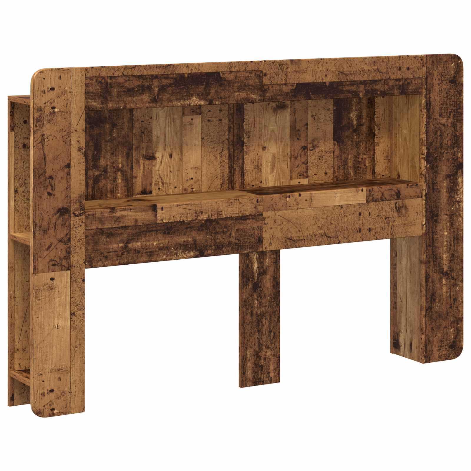Kopfteil-Schrank mit Speicher Altholz Holzwerkstoff
