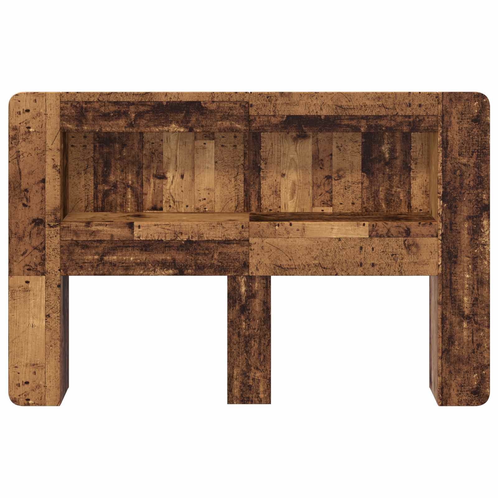 Kopfteil-Schrank mit Speicher Altholz Holzwerkstoff