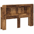 Kopfteil-Schrank mit Speicher Altholz Holzwerkstoff