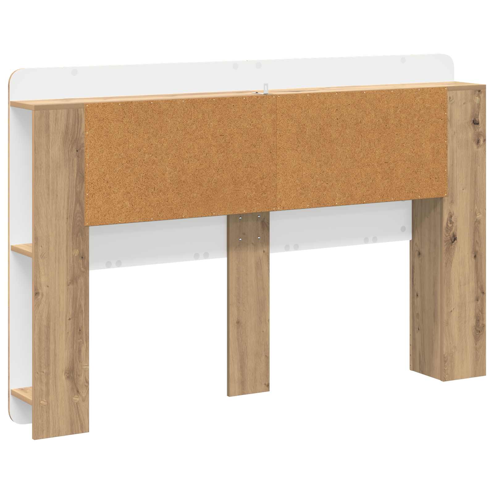 Kopfteil-Schrank mit Speicher Artisan-Eiche Holzwerkstoff