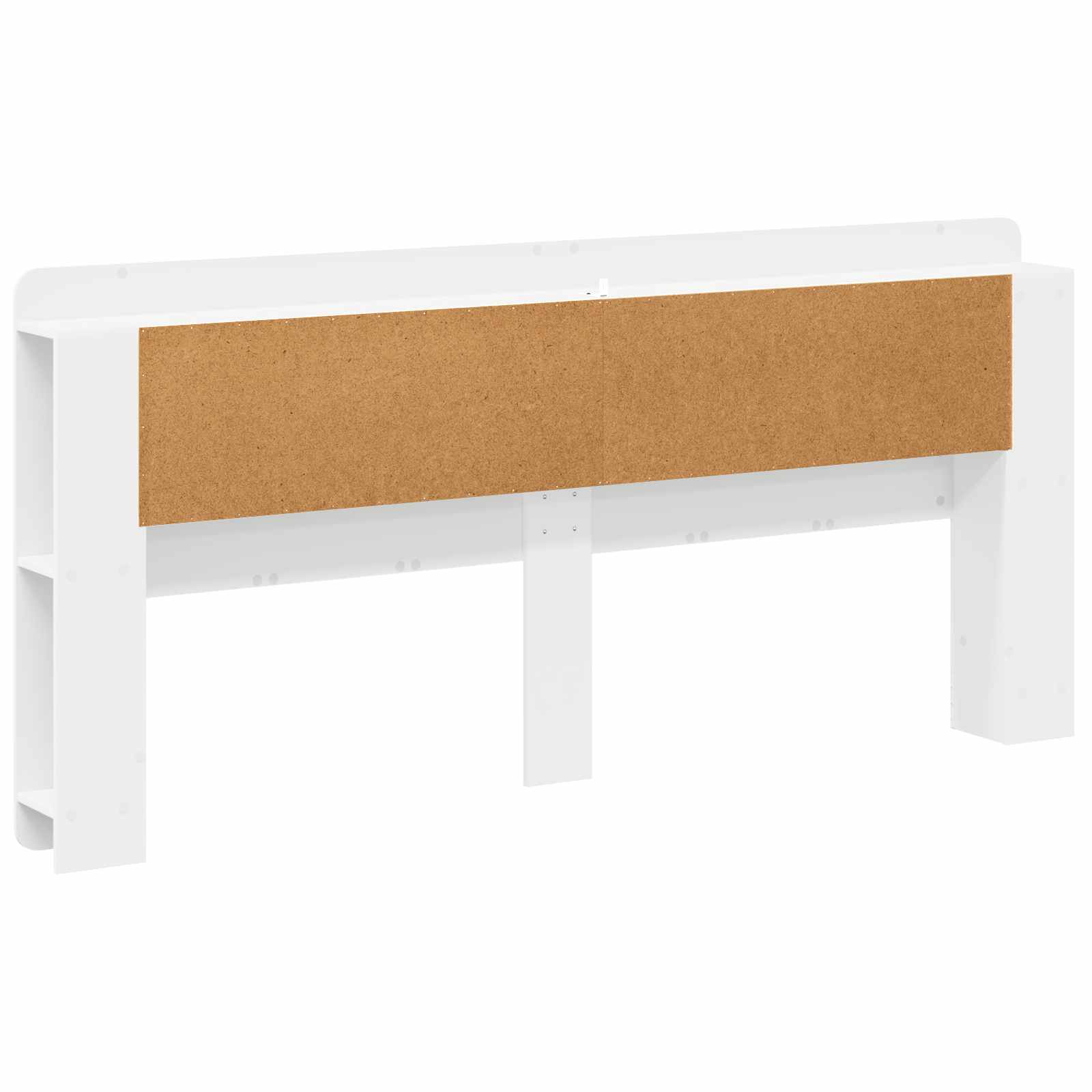 Kopfteil-Schrank mit Speicher Weiß Holzwerkstoff