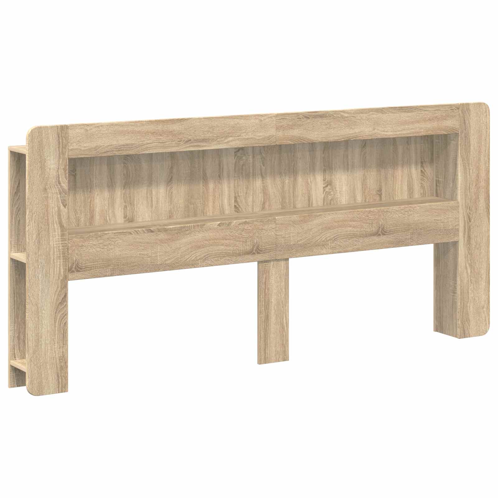 Kopfteil-Schrank mit Speicher Sonoma-Eiche Holzwerkstoff
