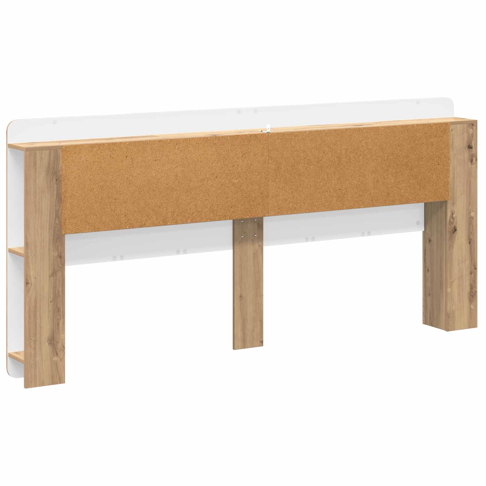 Kopfteil-Schrank mit Speicher Artisan-Eiche Holzwerkstoff