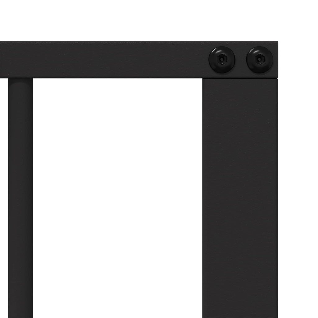 Hundetor 2 pcs Schwarz 60 x 60 cm Verzinkter Stahl