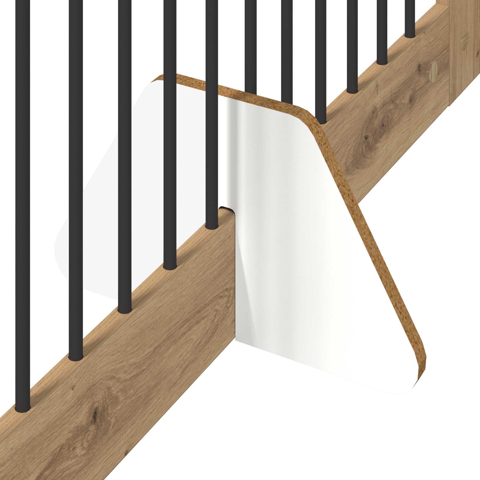 Klappbares Hundetor mit Ständern 2 pcs Artisan-Eiche 200,5 cm