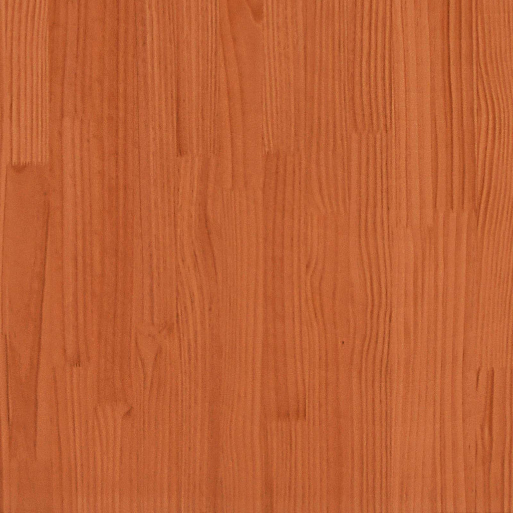 Bettrahmen Wachsbraun 90 x 190 cm Massives Kiefernholz