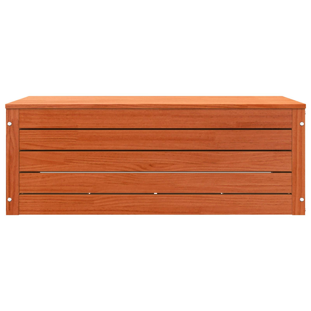 Aufbewahrungsbox mit Speicher Wachsbraun 89 x 36,5 x 33 cm