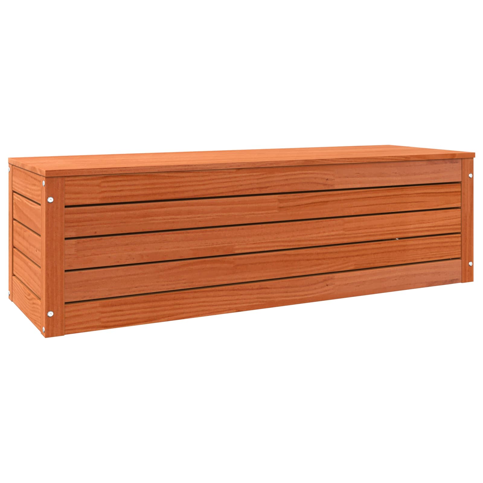 Aufbewahrungsbox mit Speicher Wachsbraun 109 x 36,5 x 33 cm