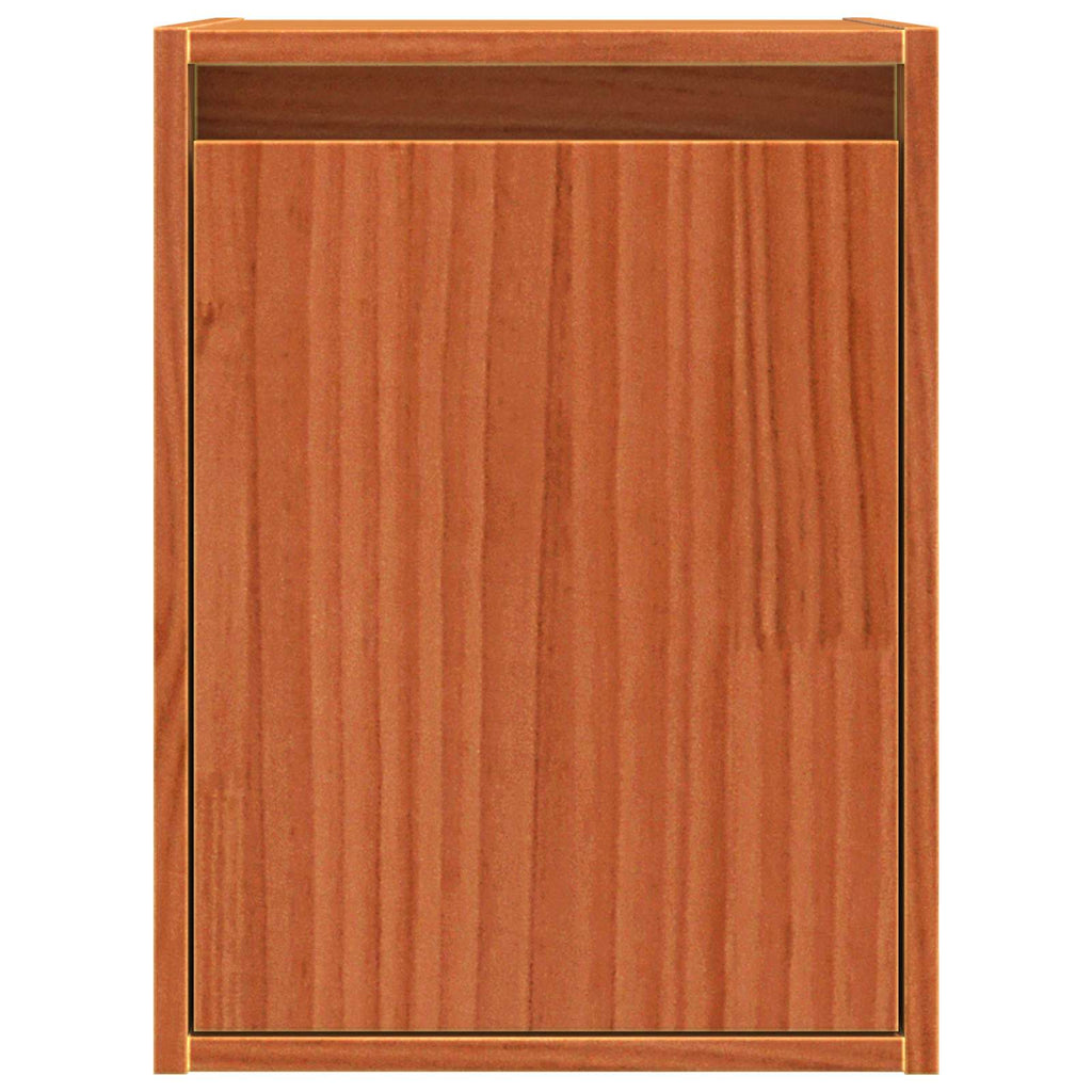 Wandschrank Wachsbraun 30 x 30 x 40 cm Massives Kiefernholz