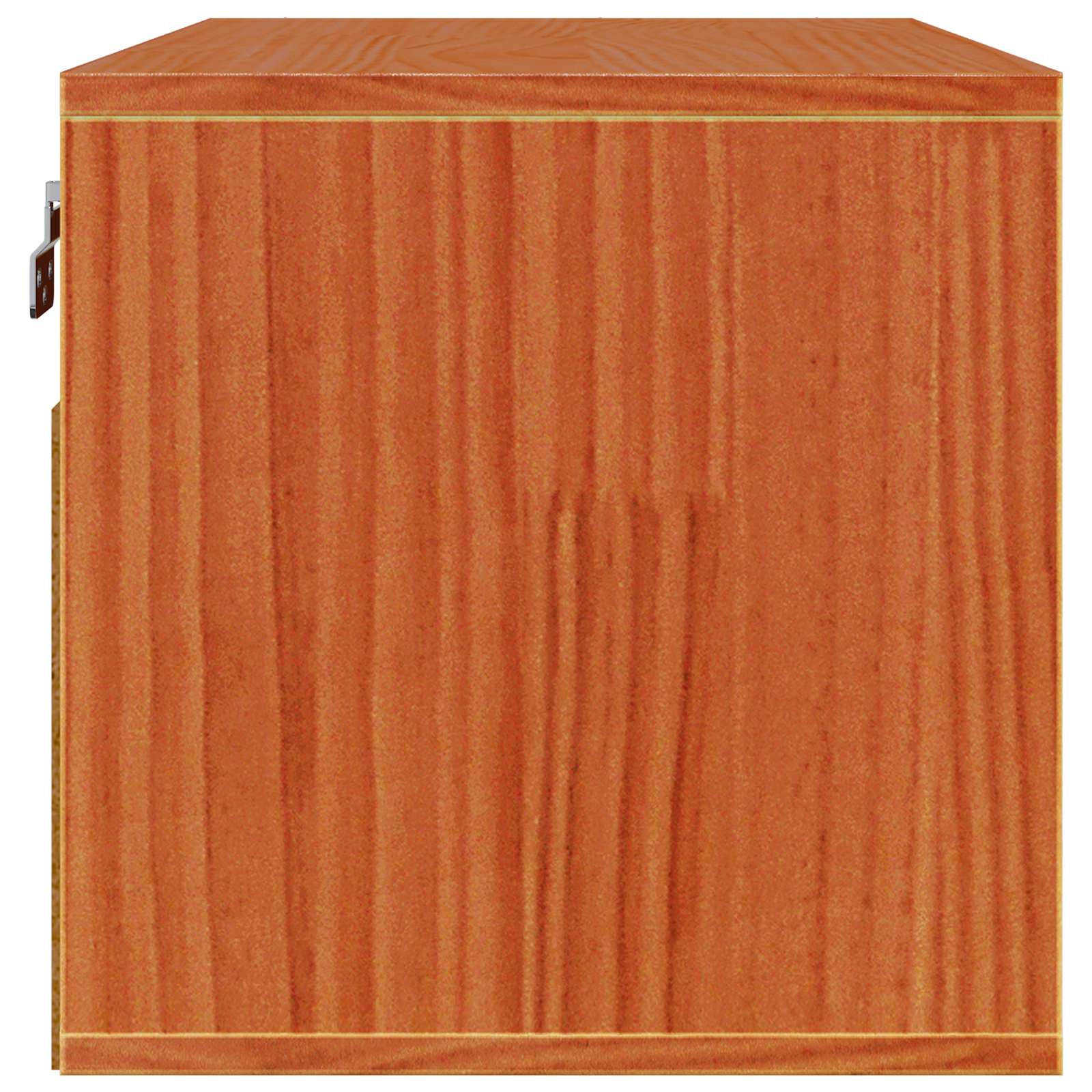 Wandschrank mit Regal mit Tür 2 pcs Wachsbraun 60 x 30 x 30 cm