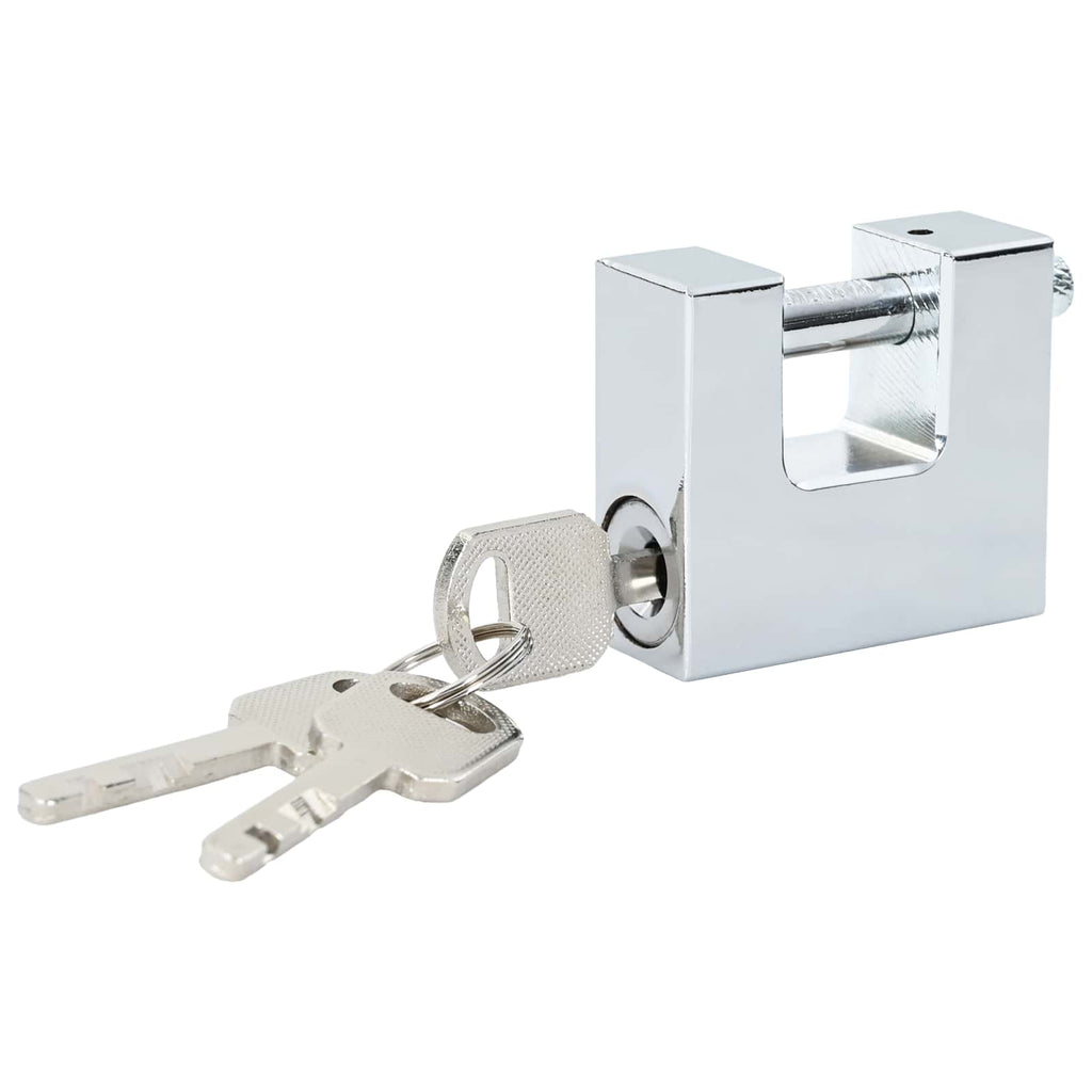 Vorhängeschloss 6 pcs Silber Stahl